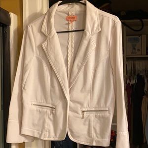 white blazer